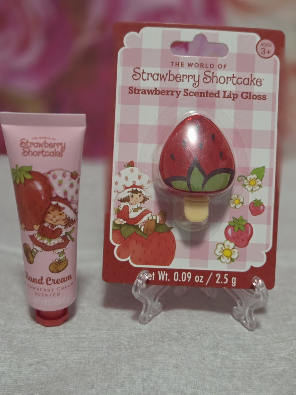 Strawberry Shortcake Kids Strawberry Scented Lip Gloss - Pink/Red